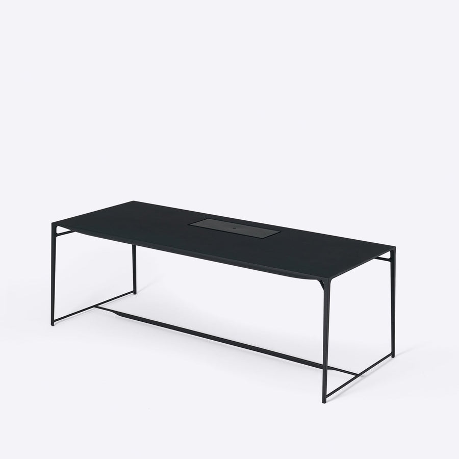 Da Tian Di Collection Carbon Fiber Tea Table, Matte Black